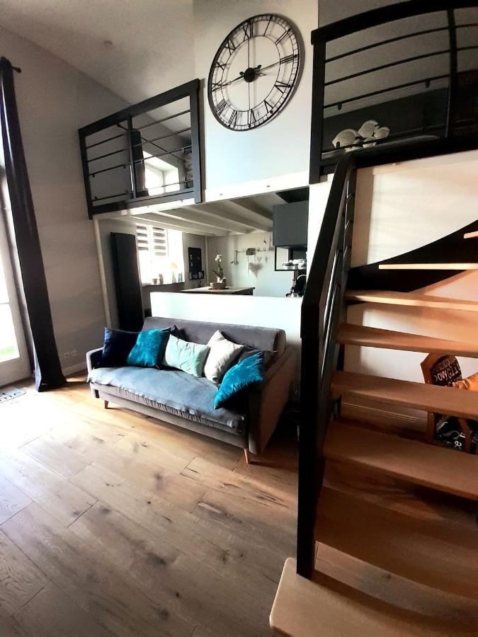 Charmant Studio En Duplex Esprit Loft Avec Balcon Vue Mer, Et Piscine Exterieure Ле-Круазік Екстер'єр фото
