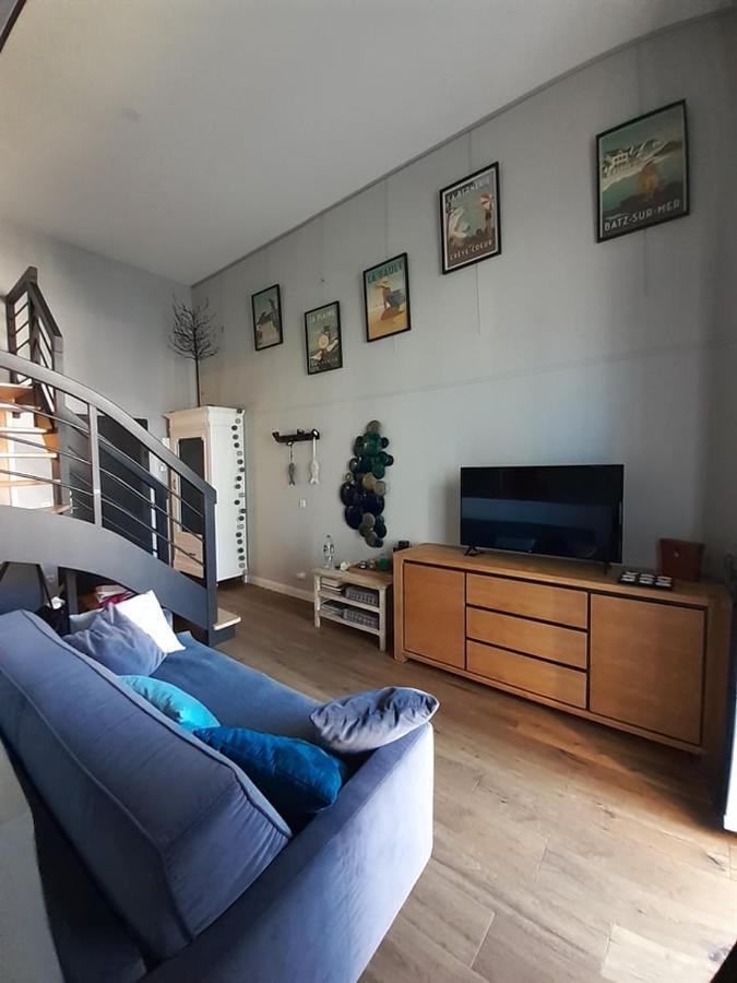 Charmant Studio En Duplex Esprit Loft Avec Balcon Vue Mer, Et Piscine Exterieure Ле-Круазік Екстер'єр фото